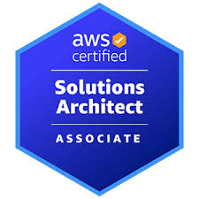 AWS Solutions Architect Associate Logo with embedded link to Credly